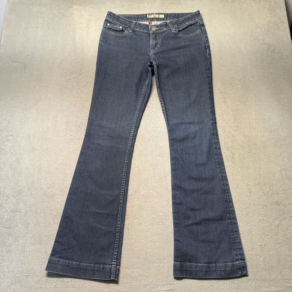 BKE Sabrina Womens 30x33.5 Bootcut Jeans Blue Low Rise Stretch Denim Pants
